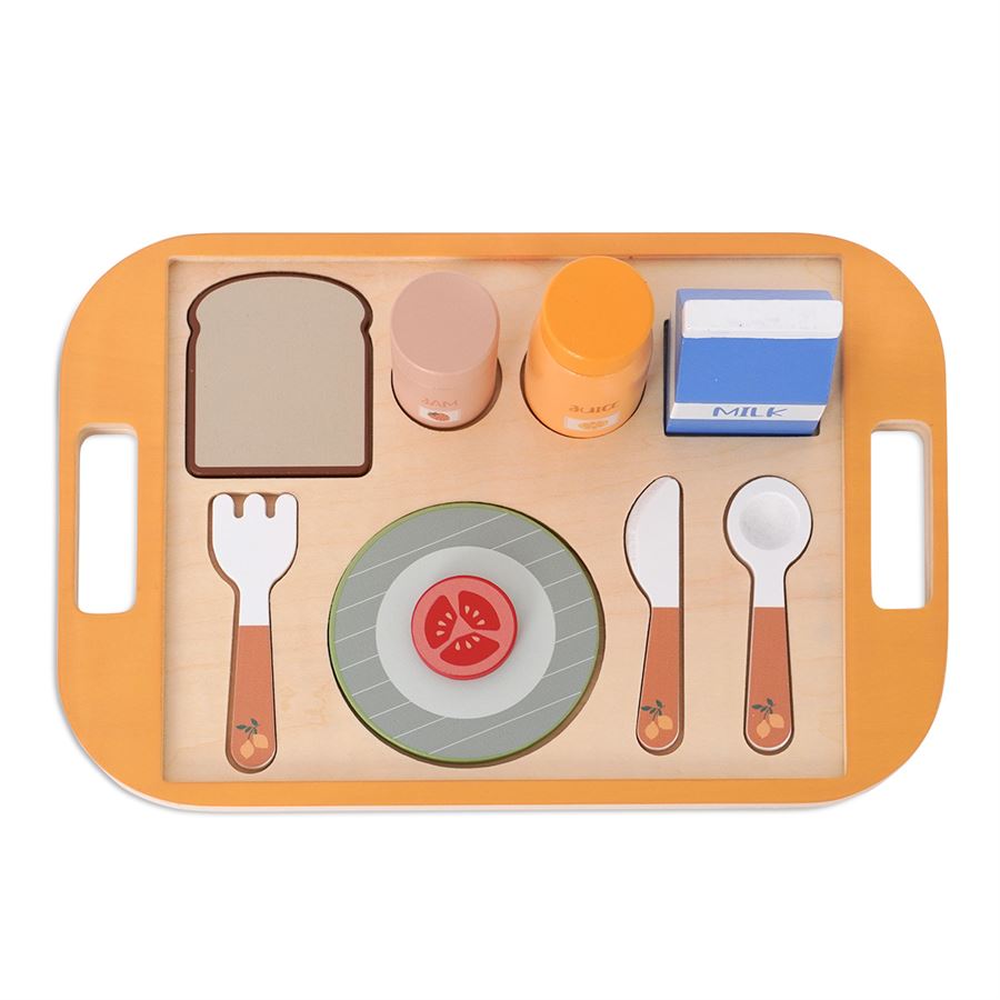 סט ארוחת בוקר - ‏‏‏‏Wooden Breakfast Set