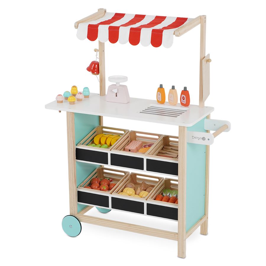 דוכן מכולת מעץ - ‏‏‏‏Wooden Grocery Store