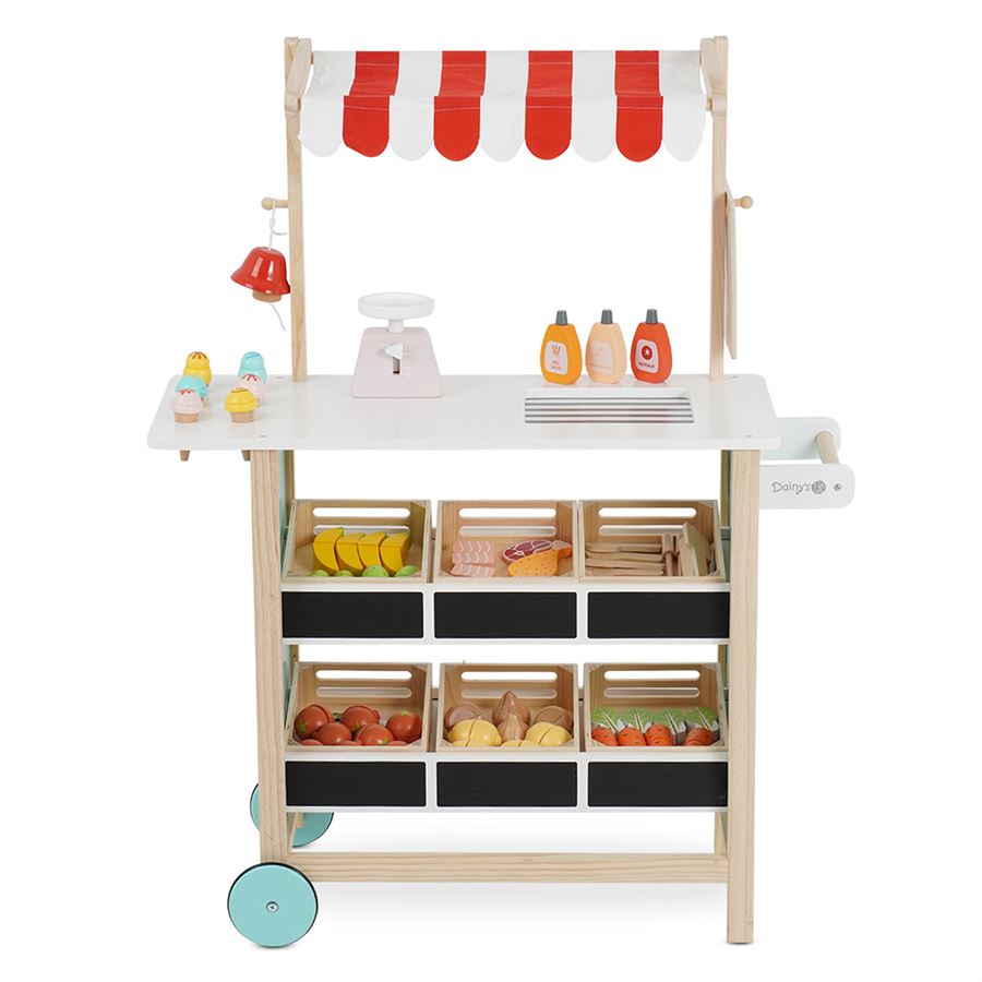 דוכן מכולת מעץ - ‏‏‏‏Wooden Grocery Store