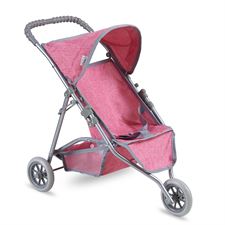 עגלת בובה 3 גלגלים - My Doll™ 3 Wheels ירוק/ורוד בייבי בון