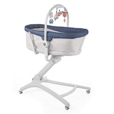 עריסה+טרמפולינה+כסא אוכל- בייבי האג Chicco בייבי בון