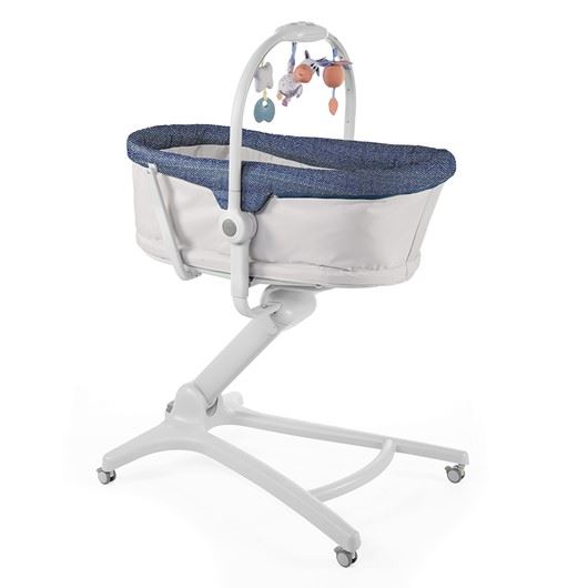 עריסה+טרמפולינה+כסא אוכל- בייבי האג Chicco