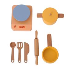סט כלי בישול מעץ - ‏‏‏‏Wooden Cook Set בייבי בון