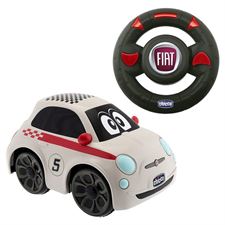 אוטו Fiat 500 + שלט הגה - Fiat 500 RC צ'יקו Chicco בייבי בון