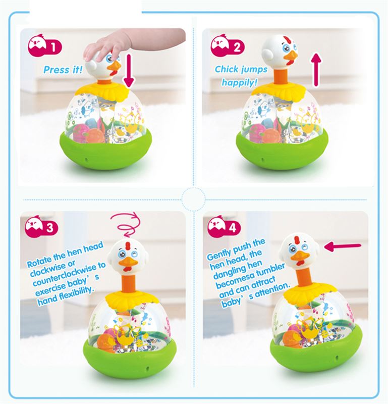 משחק אפרוח מסתובב וקופץ - Happy Jumping Chick