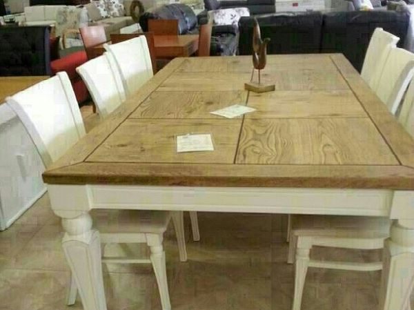 שולחן פינת אוכל + 6 כיסאות דגם S 10