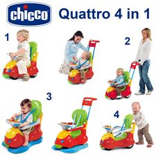 בימבה קוואטרו – Quattro Sit N' Ride 4 in 1 בייבי בון