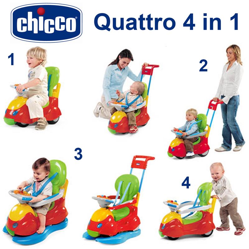 בימבה קוואטרו – Quattro Sit N' Ride 4 in 1