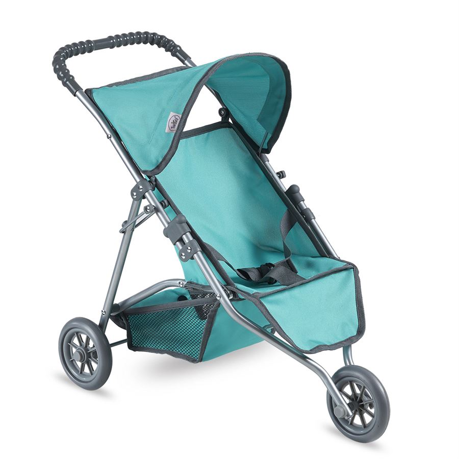 עגלת בובה 3 גלגלים - My Doll™ 3 Wheels ירוק/ורוד