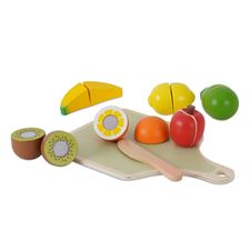 סט פירות מעץ לחיתוך - ‏‏‏‏Wooden Fruit Cutting Set בייבי בון