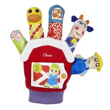 כפפת בובות חיות החווה - Farmyard Finger Puppet בייבי בון